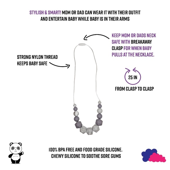 Grey Baby teething set lot bundle mom unisex toys - Picture 3 of 8